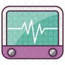 Cardiogramma Calore Polso Icon