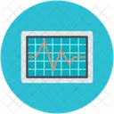 Cardiogramme Sante Medical Icône