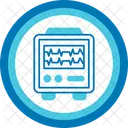 Cardiogramme Chirurgie Plastique Ecg Icône