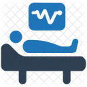 Cardiogramme Hopital Lit Icône