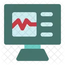 Cardiogramme Hopital Medical Icon