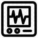 Cardiogramme Medical Soins De Sante Icône