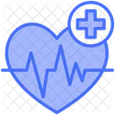 Cardiologie Cardiogramme Frequence Cardiaque Icône