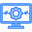 Cardiologie Moniteur Equipement Icône