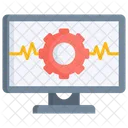 Cardiology Monitor Gear Icon