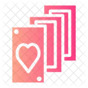Cards Hand Heart Icon