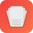 Cards Neumorphism Interface Icon