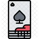 Cards Blood Gambling Icon