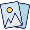 Cards Mountain Playing Icon