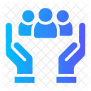 Care People Hands Icon