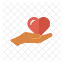 Hand Romance Heart Icon