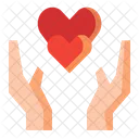 Heart Hand Love Icon