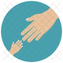 Holding Hands Care Icon