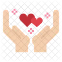 Care Hand Heart Icon