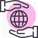 Care Support Globe Icon