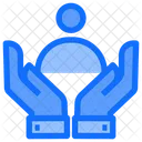 Business People Care Hand Icon