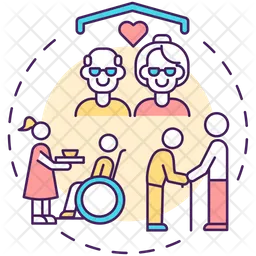 Care home residents  Icon