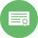 Career Certificate Degree Icon