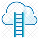 Career Cloud Stairs Icon
