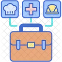 Career Business Office Bag Icon