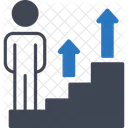 Career Advancement Promotion Professional Growth Icon