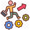 Career Advancement Career Designing Career Growth 아이콘