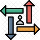 Career Chances Career Opportunity Option Arrows Icon