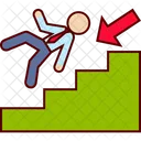 Career Fall Stairs Icon