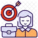 Career Goal Business Strategy Business Goal Icon