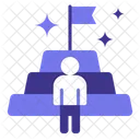 Career Goal Growth Icon