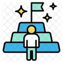 Career Goal Growth Icon