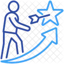 Career Goals Development Target Icon
