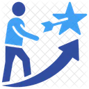 Career Goals Development Target Icon
