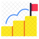 경력 사다리 경력 발전 계단 아이콘