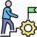 Career Management Development Process Icon