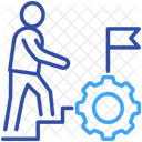 Career Management Development Process Icon