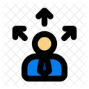 Employee Arrow Simple Icon