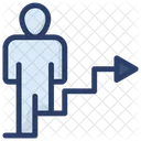 Career Ladder Career Path Business Productivity Icon