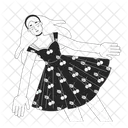Carefree caucasian woman closed eyes lying down  アイコン