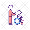 Caregiver Support For Disabled Child Icon