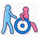 Carer Caretaker Disabled Icône