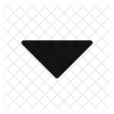 Caret Down Glyph Glyph Style Arrow Icon