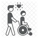 Caretaker Volunteering Disabled Icon