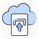 Carga de archivos en la nube  Icono