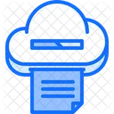 Carga De Archivos En La Nube Carga De Archivos En La Nube Nube Icono