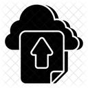 Carga De Archivos En La Nube Carga De Datos Transferencia De Datos En La Nube Icono