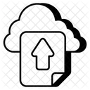 Carga De Archivos En La Nube Carga De Datos Transferencia De Datos En La Nube Icono