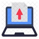 Carga De Datos Carga De Archivos En Linea Carga De Documentos Icono