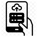 Carga de datos en la nube  Icono