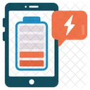 Movil Electrico Carga Icono